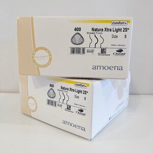 Amoena Prosthetic Breast Forms for Mastectomy, Set of 2, Natura Xtra Light 2S